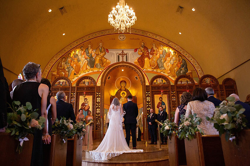 Bride &amp; Groom - Greek Orthodox Wedding