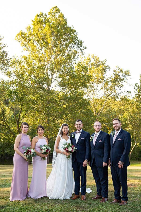 Bridal Party at Lancaster County Park, PA