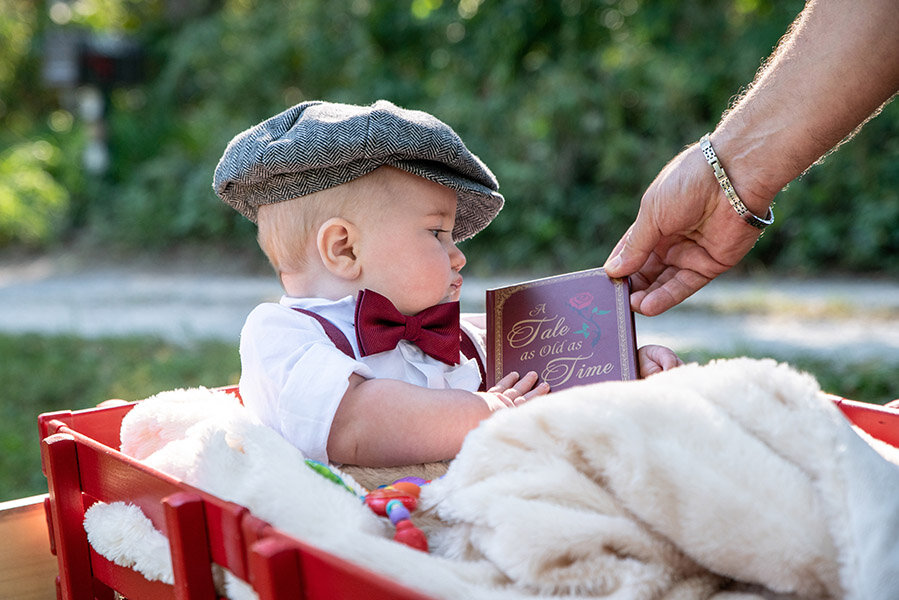Ring bearer with Story Book
