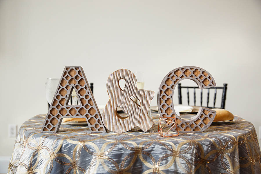Sweetheart Table with Letters