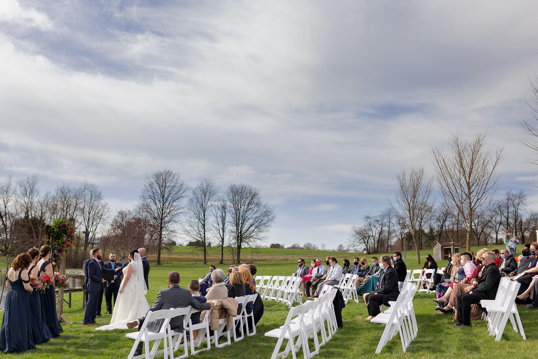Wedding Ceremony at Lakefield Weddings, Manheim, PA