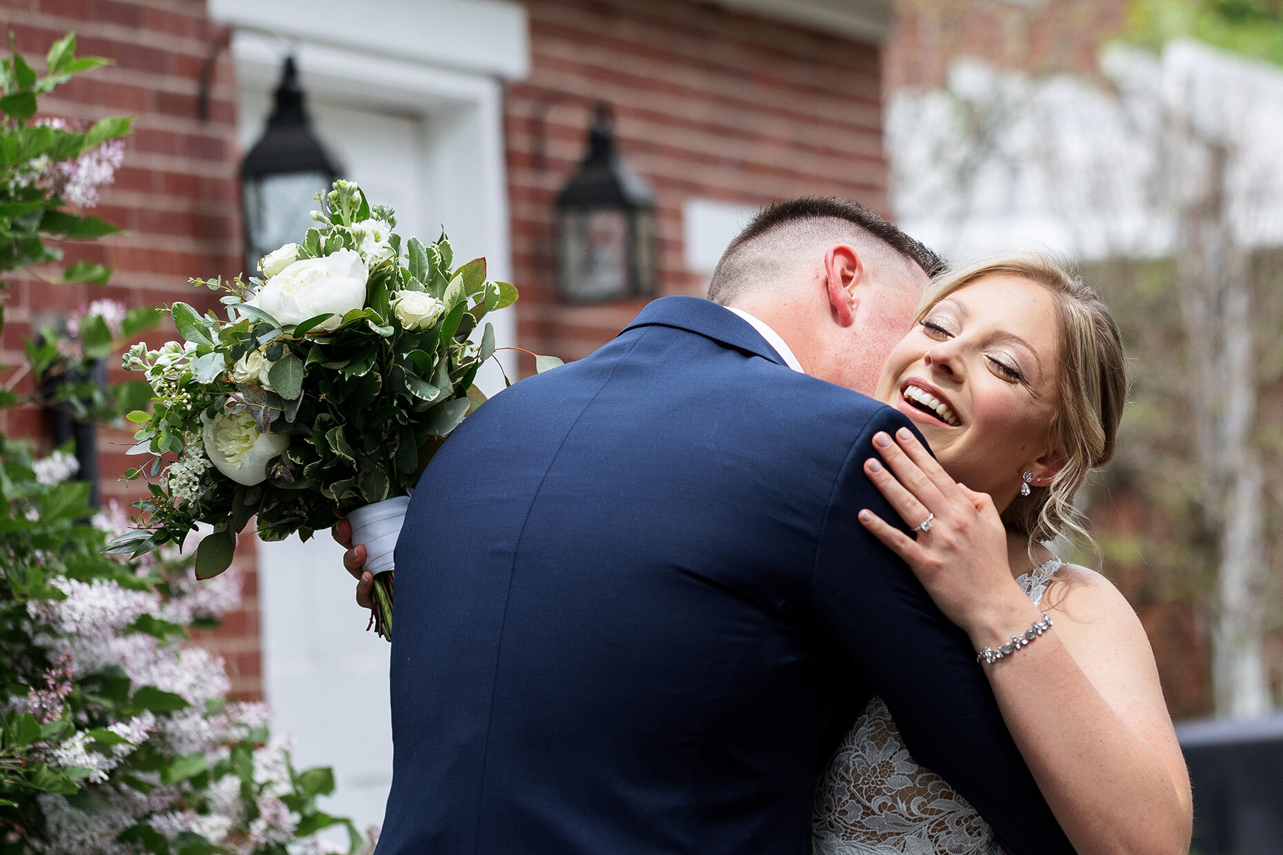 First Look at Lily Manor Wedding Central Mifflin, PA 