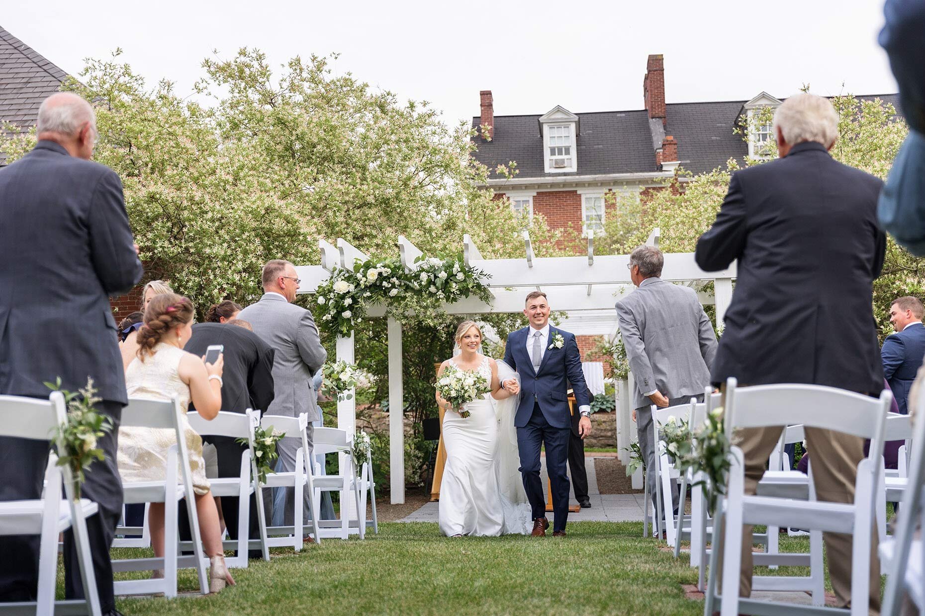 Recessional at Lily Manor Wedding Central Mifflin, PA 