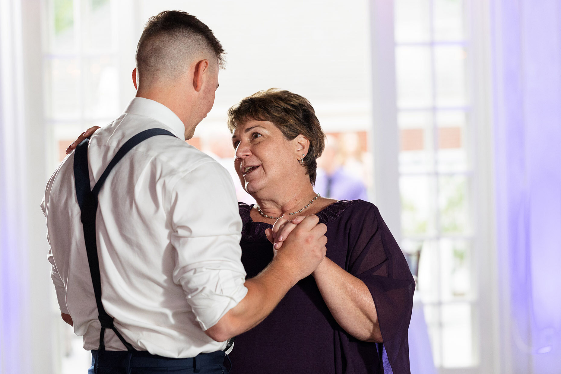 Mother Son Dance at Lily Manor Wedding Central Mifflin, PA 