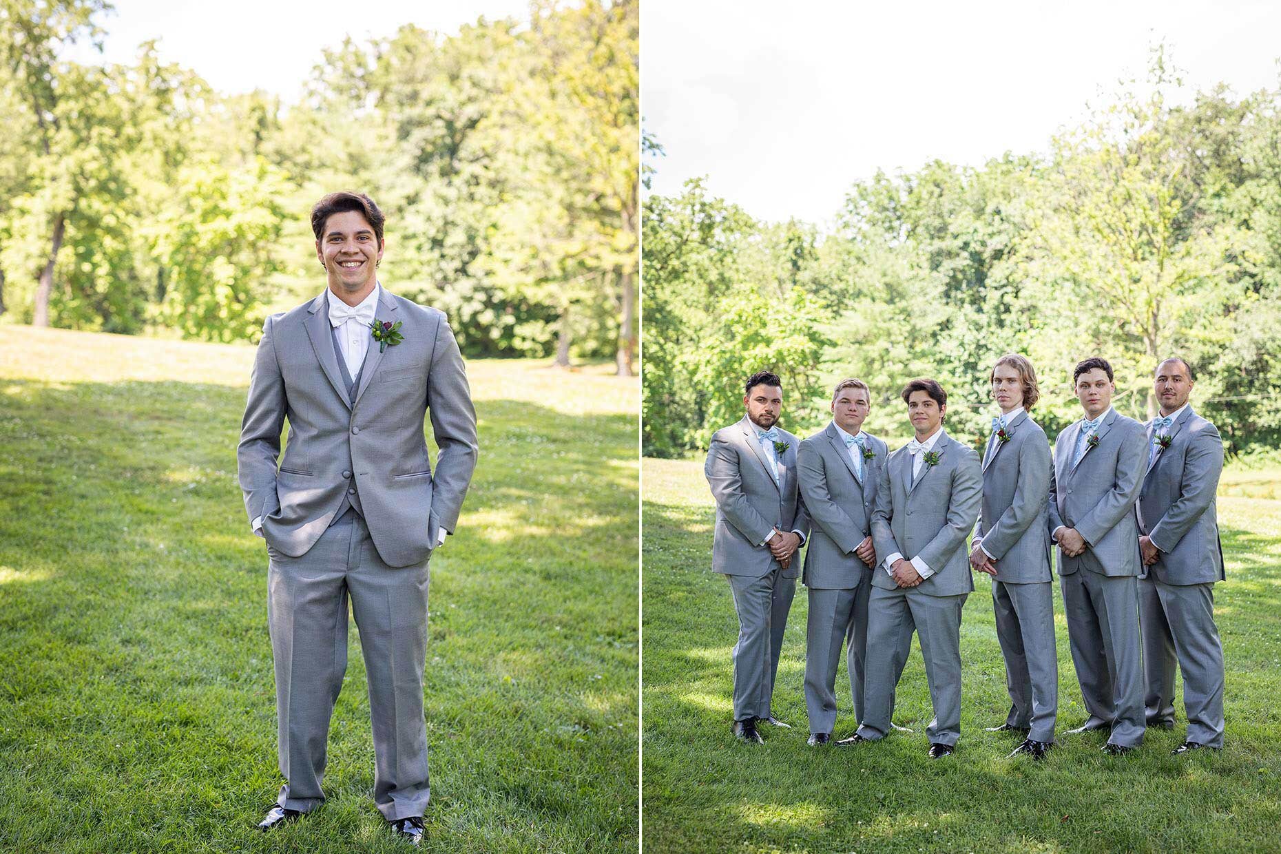 Groom and groomsmen at Cameron Estate Inn	Cameron Estate Inn, Lancaster, PA, Wedding, Weddings, bride, groom, twirl, dance, reception, dancing