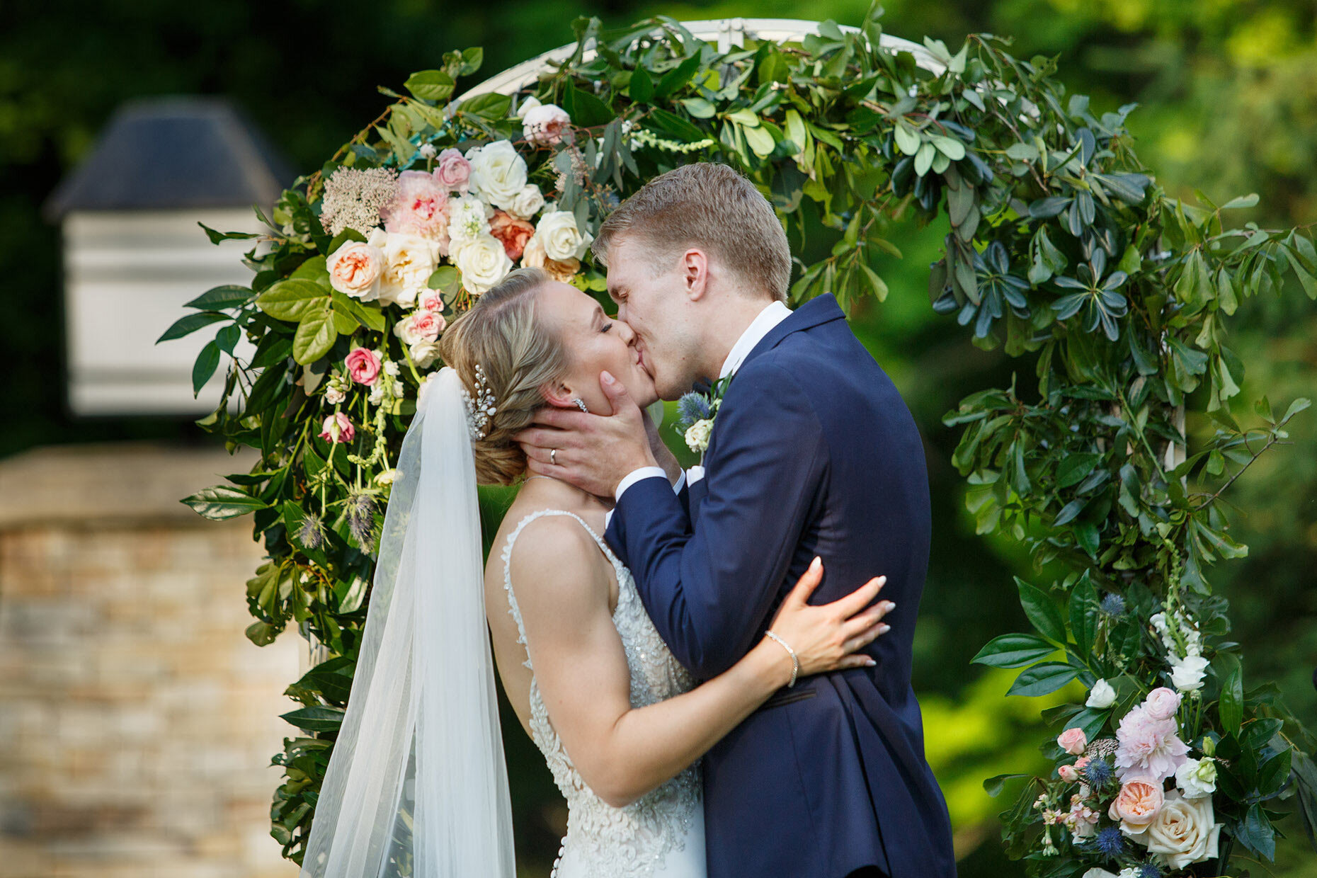 First Kiss at Ceremony