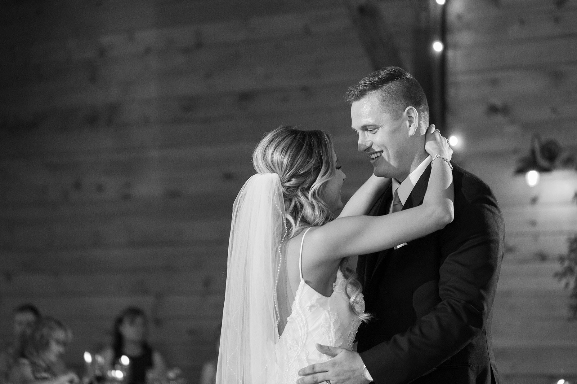 First Dance in black and white 