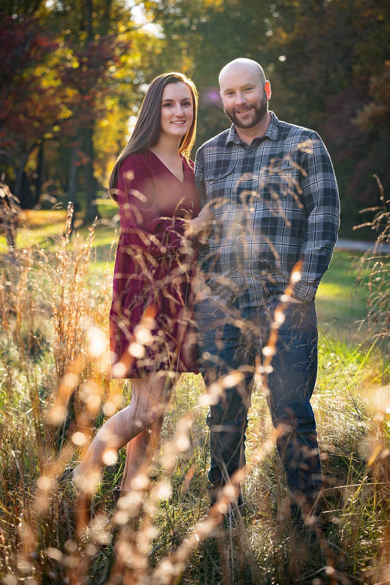 Couple in field at Susquehannock state park