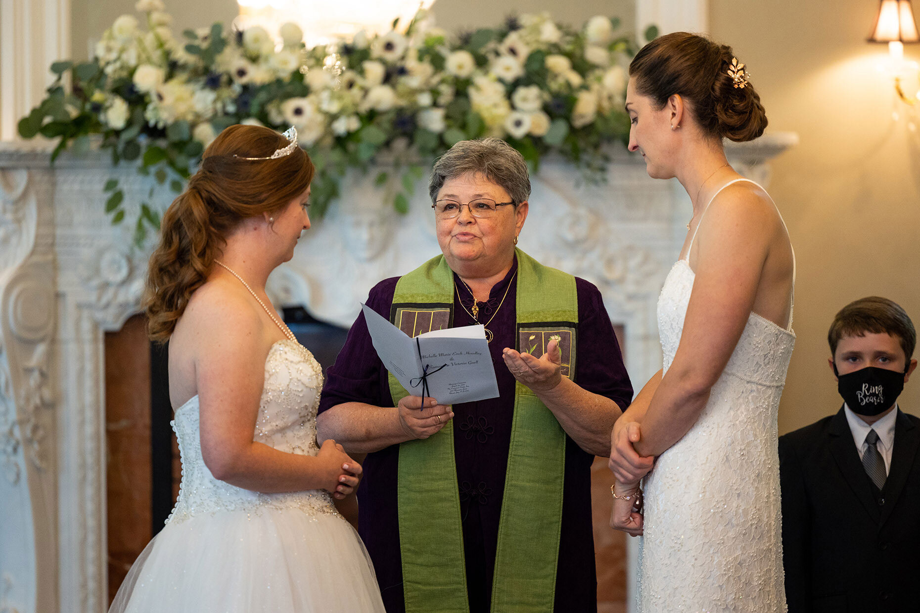 Exchanging Rings at Ceremony