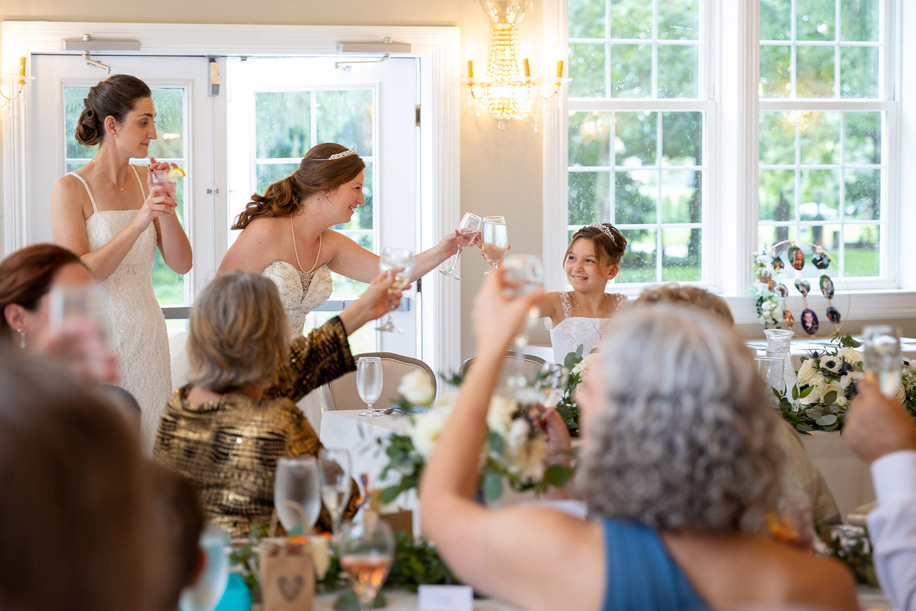 Daughter Toast at Reception for Same Sex Couple