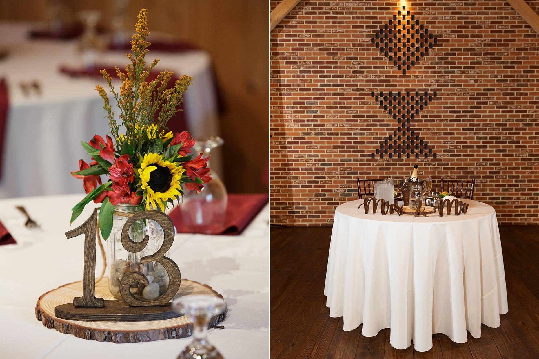 Centerpiece &amp; Sweetheart Table